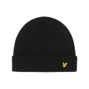 Racked rib beanie - True Black