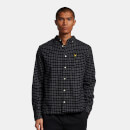 Men's Black Check Shirt