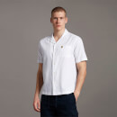 Cotton Linen Resort Shirt - White