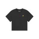 Cropped T-shirt - Jet Black