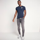 Core T-Shirt (muskelbetonend) – dunkelblau
