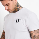 Core Athletische Passform T-Shirt – Hellgrau