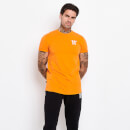 Core Athletische Passform T-Shirt – Persimmon Orange