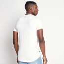 Men's Core Muscle Fit T-Shirt – White/Light Grey