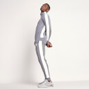 11 Degrees Poly Panel Track Pants – Steel / White