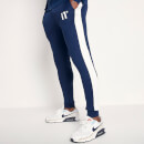 11 Degrees Poly Panel Track Pants – Insignia Blue / White
