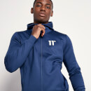 11 Degrees Core Full Zip Poly Track Top With Hood – Insignia Blue