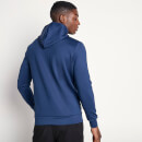 Men's Core Full Zip Poly Track Top With Hood – Insignia Blue
