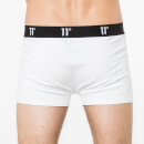 11 Degrees Twin Pack Core Boxer Shorts – White