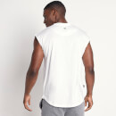 Core Abgeschnittenen Ärmeln T-Shirt – Weiß