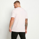 Panel Piping Short Sleeve T-Shirt – Light Pink