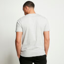 Camiseta Manga Corta Esencial Pack de 3 - Negro / Blanco / Gris Marl