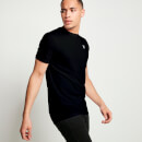 3 Pack Essential Muscle Fit Short Sleeve T-Shirts – Black / Black / Black