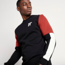 11 Degrees Carbon Sweatshirt – Black / Brick Red / White
