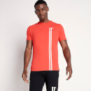 Men's Stripe Logo T-Shirt – Hot Red