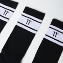 Men's Core Stripe Socks 3 Pack – Black