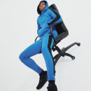 Space Dye Schnittware-Einsätze Trainingshose With Zip Detail – Blau / Schwarz