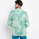 Sudadera Tie Dye - Azul Teal / Verde Fog