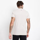 Schnittware-Einsätze Biesendetail T-Shirt – Ecru / Nebelgrün / Weiß
