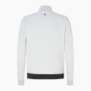 Men's Cut And Sew Full Zip Track Top – Black/Vapour Grey/White