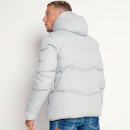 11 Degrees Large Panel Puffer Jacket – Silver