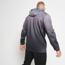 11 Degrees Text Fade Pullover Hoodie – Charcoal / Black