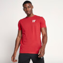 11 Degrees 11 Degrees Box Graphic T-Shirt – True Red / White