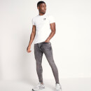 Nachhaltige Stretch-Jeans (skinny Fit) – grau verblasst