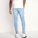 Sustainable Distressed Jeans Skinny Fit – Light Wash