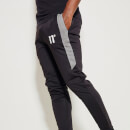 11 Degrees Cut And Sew Prince Of Wales Poly Track Pants – Black / White