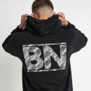 Men's Ben Nicky Oversized Pullover Hoodie – Black/White