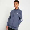 Junior Cut And Sew Track Suit – Twister Grey/White