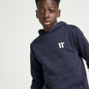 11 Degrees Junior Core Pullover Hoodie Small Logo – Navy