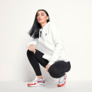 11 Degrees Womens Core Pullover Hoodie – White