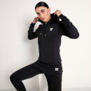 11 Degrees Womens Core Poly Track Top With Hood – Black