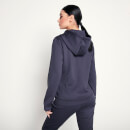 11 Degrees Womens Core Poly Track Top With Hood – Navy