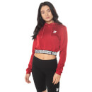 Women's Cropped Taped Pullover Hoodie – Ski Patrol Red