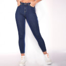 11 Degrees Womens High Waisted Super Skinny Jeans – Indigo Wash
