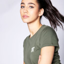 Womens Utility Cropped T-Shirt – Khaki