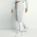 Women's Cut And Sew Joggers – Grey Marl/White