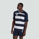 CANTERBURY VAPODRI EVADER HOOPED JSY AM NVY/WHT