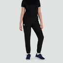 WOMENS CLUB PLAIN CUFFED TRACKPANT BLACK