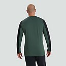MENS LONG SLEEVED COTTON TEE GREEN