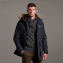 Winter Weight Micro Fleece Lined Parka - Dark Navy