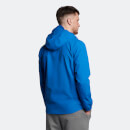 Men's Zip Through Hooded Jacket - Bright Blue