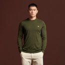 Men's Golf Crew Neck Pullover - Cactus Green