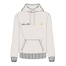 Archive Embroidered Letter Hoodie - Vanilla Ice