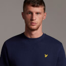 Ribbed Jersey Sweatshirt - Navy