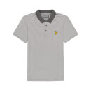 Men's Golf Microstripe Polo - Rock Grey