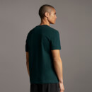 Plain Dark Green Men's T-Shirt
